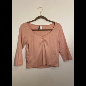 H&M Divided Cropped Shirt